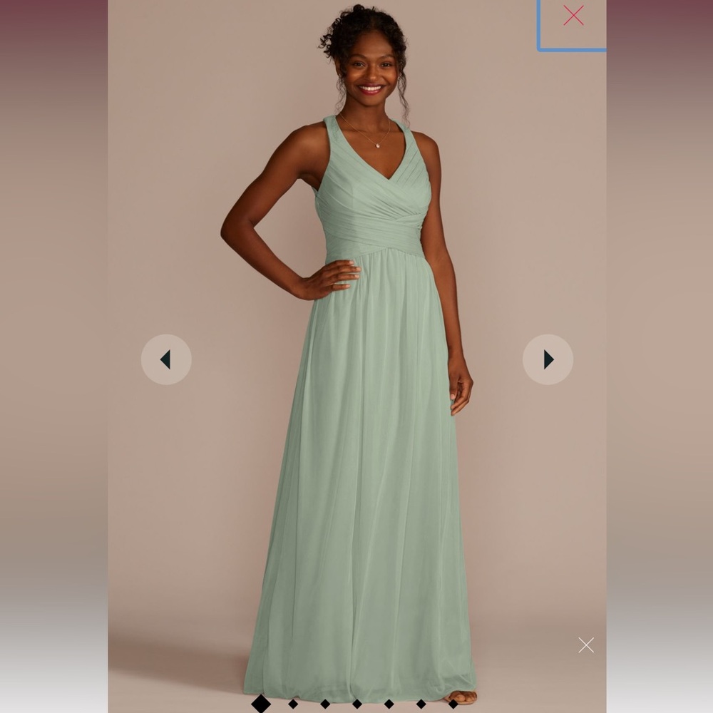COPY - David’s Bridal Bridesmaid Dress | Dusty Sage Green
